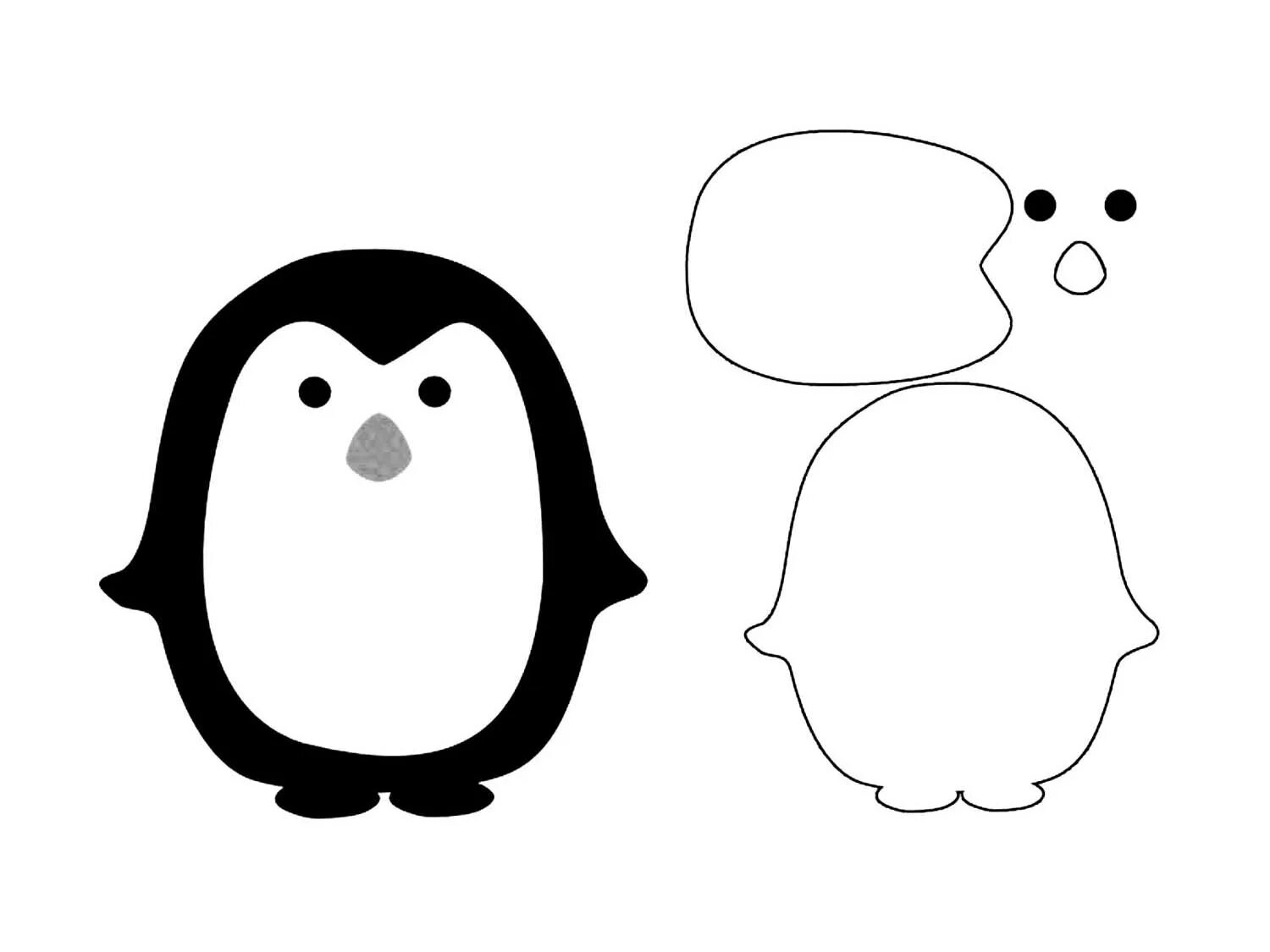 Пингвин. Пингвин раскраска. Трафарет пингвина для аппликации. Пингвины для вырезания. Пингвин шаблон.