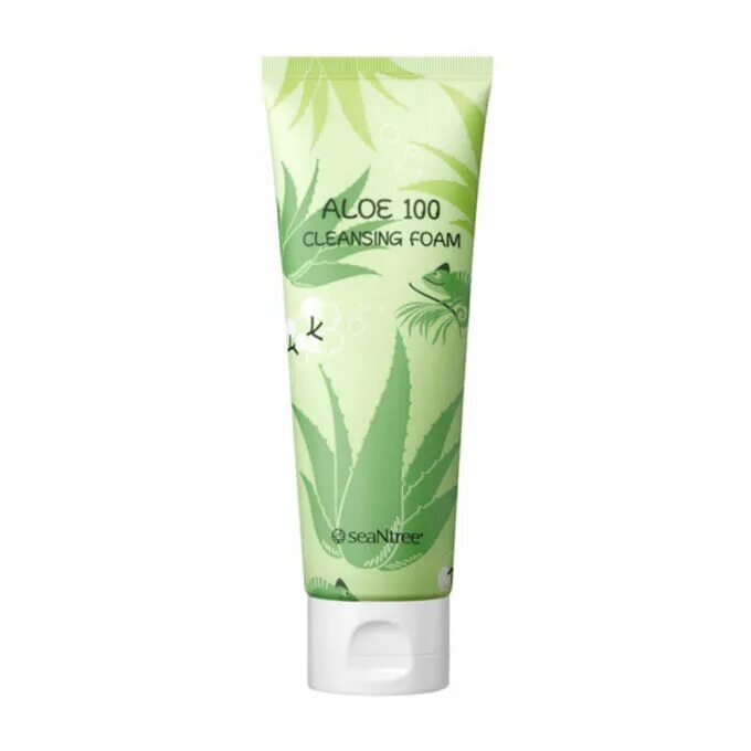 Aloe foam cleanser. Корейский Aloe Cleansing Foam. Cleansing Foam умывалка. Cleansing Foam пенка для умывания. Пенка для умывания SEANTREE С экстрактом алоэ.