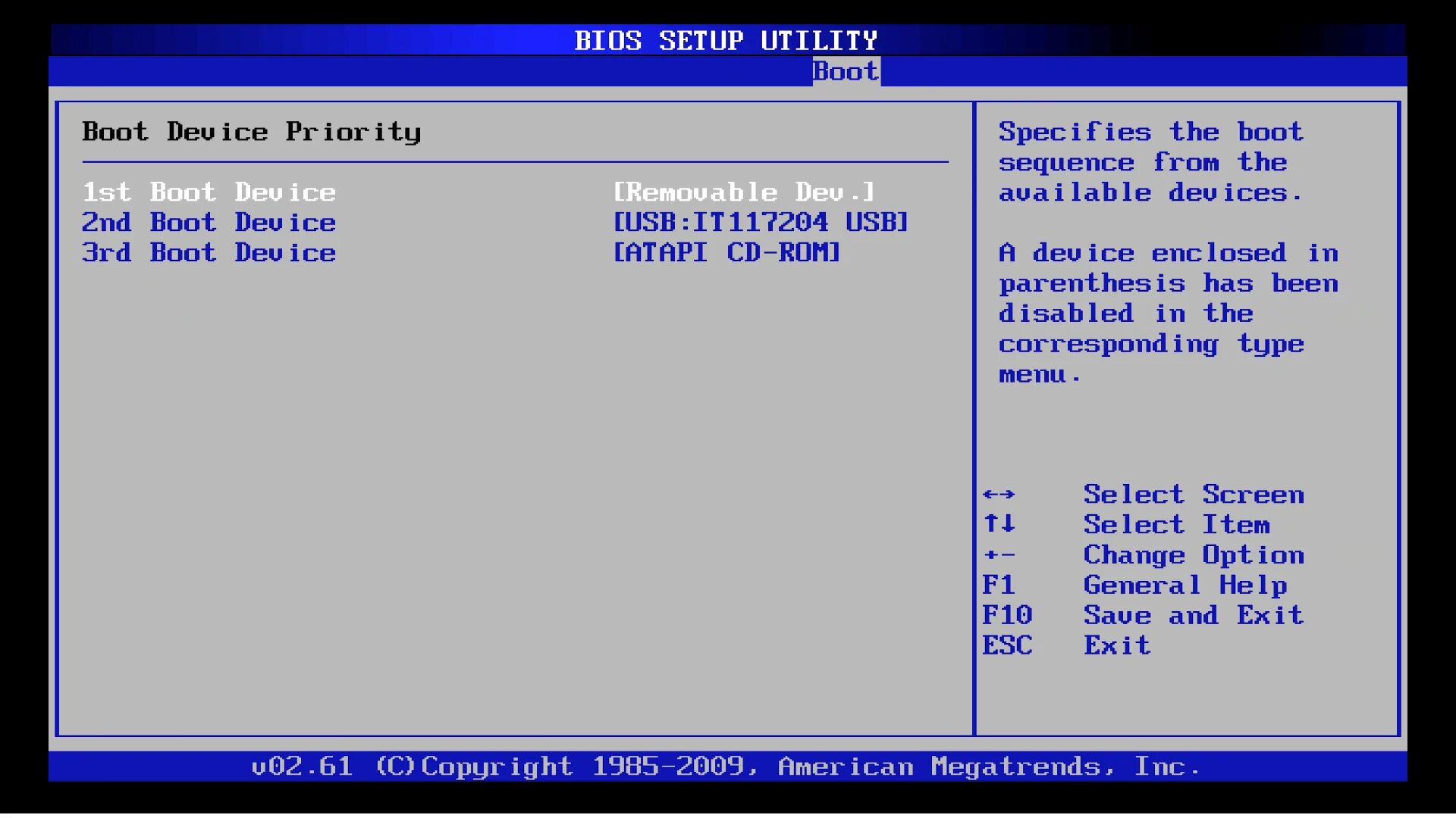 Usb configuration