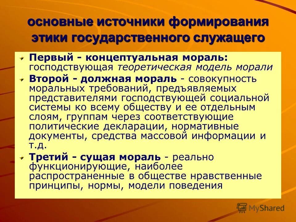 Требования предъявляемые представителем