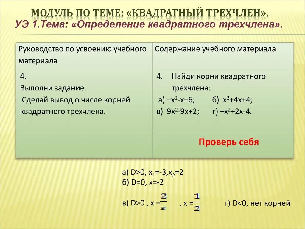 Функция свойства функции квадратный трехчлен. Модуль квадратного трехчлена. Квадратный трехчлен. Квадратный трехчлен 9 класс. Корни квадратного трехчлена 9 класс.