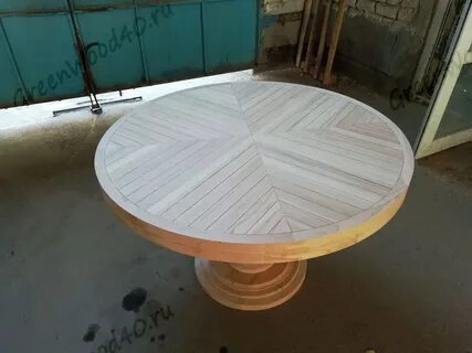Столешница круглая деревянная