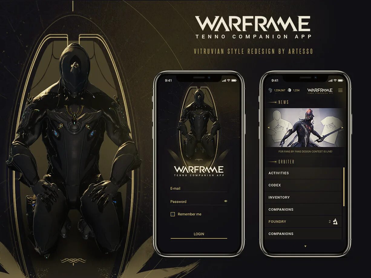 Warframe на андроид дата. Витрувиан Warframe. Варфрейм мобильного приложения. Варфрейм мобайл. Варфрейм магазин.