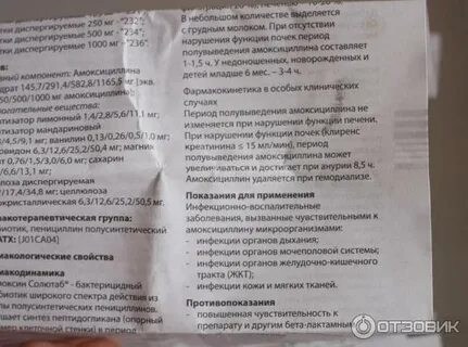 Дозировка амоксициллина при ангине детям