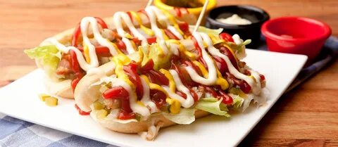 Perro Caliente Traditional Hot Dog From Colombia.