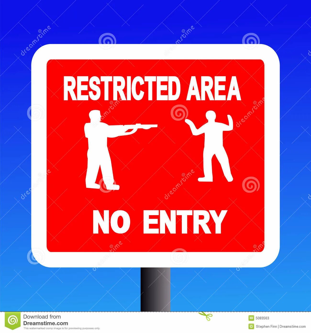Control area is. Restricted area табличка.