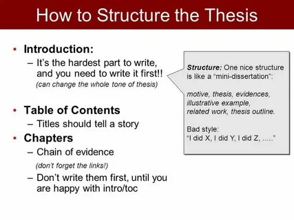 Thesis example