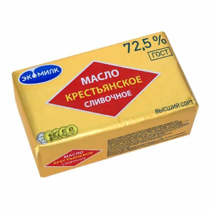 Масло Крестьянское 72,5% 180г Экомилк. Масло сливочное Крестьянское 72.5. Масло Крестьянское сладкосливочное несоленое 72.5 Курское. Масло Экомилк 72.5. Масло сливочное красноярск