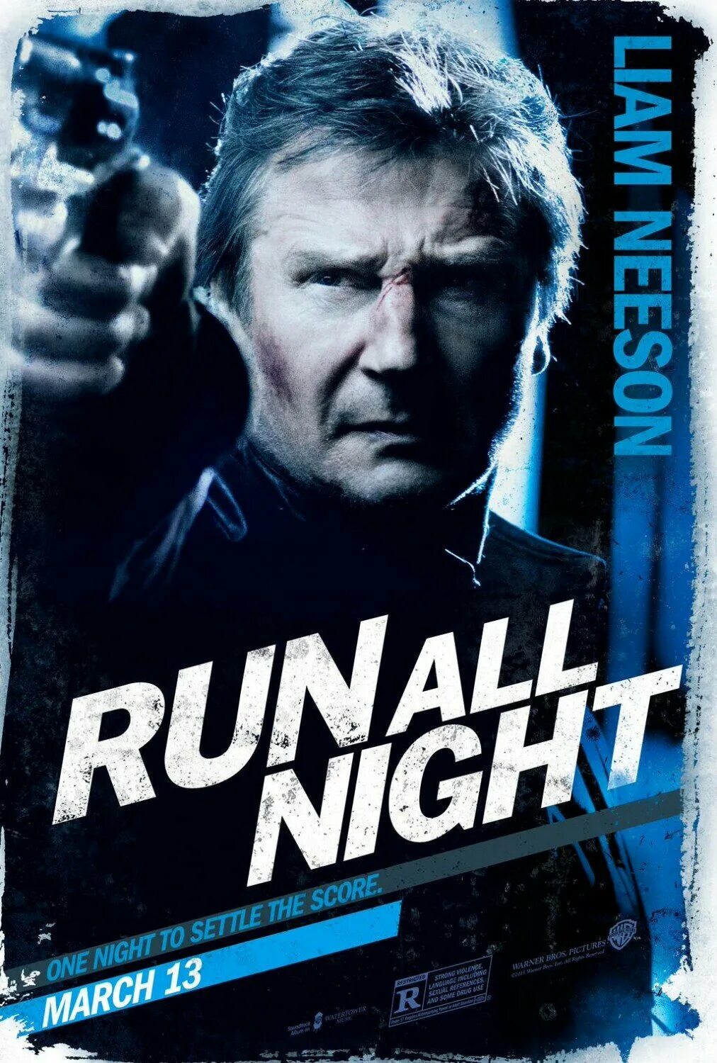 Run all the way. Run all night 2015 постер.