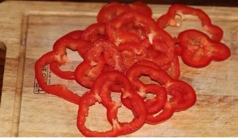 Рецепт перца колечками