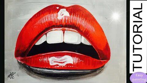 Губы в paint