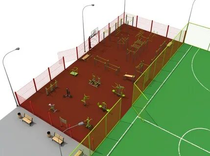 Устройство спортивной площадки