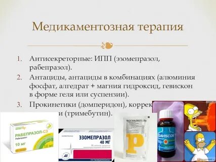 Антациды пьют