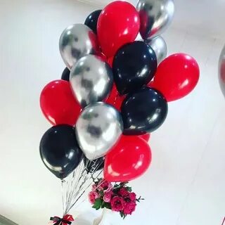 Черно красные шарики