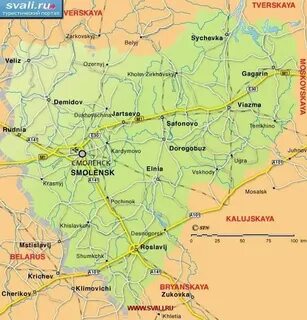 На каком берегу расположен смоленск