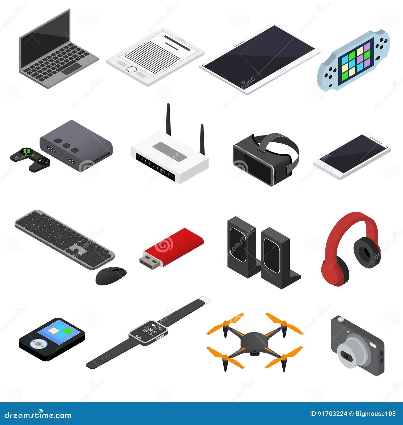 Electronics devices. Гаджеты вектор. технологические приборы. technological devices. modern devices.