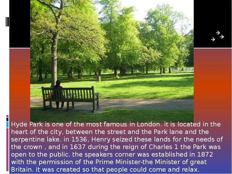 Hyde Park London презентация. Гайд парк презентация. Гайд парк на английском языке. Презентация на тему Hyde Park.