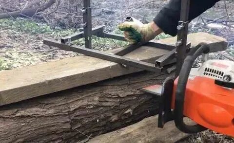 Домашняя пилорама своими руками из бензопилы