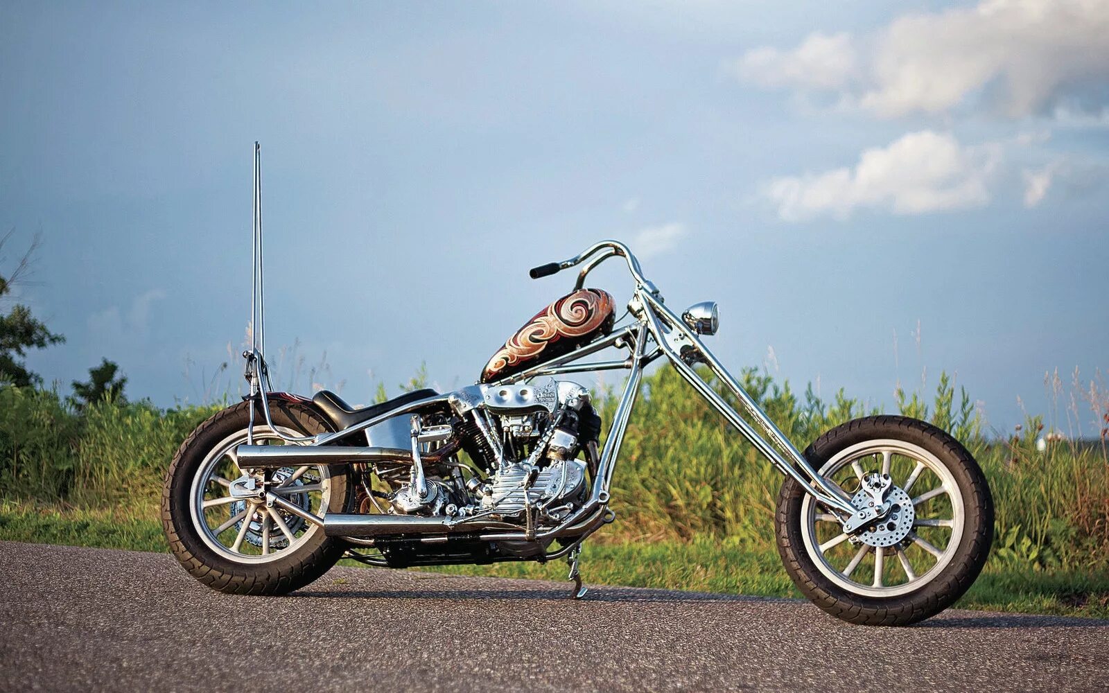 Харлей Дэвидсон наклхед чоппер. Harley Davidson Knucklehead Chopper. Байк чоппер сбоку. Харлей чоппер 80х.