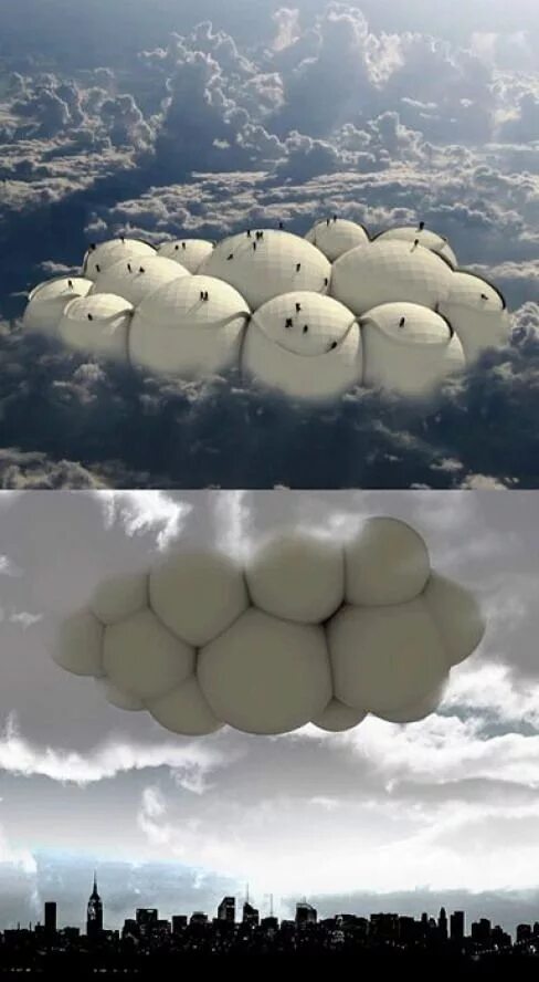 Passing cloud