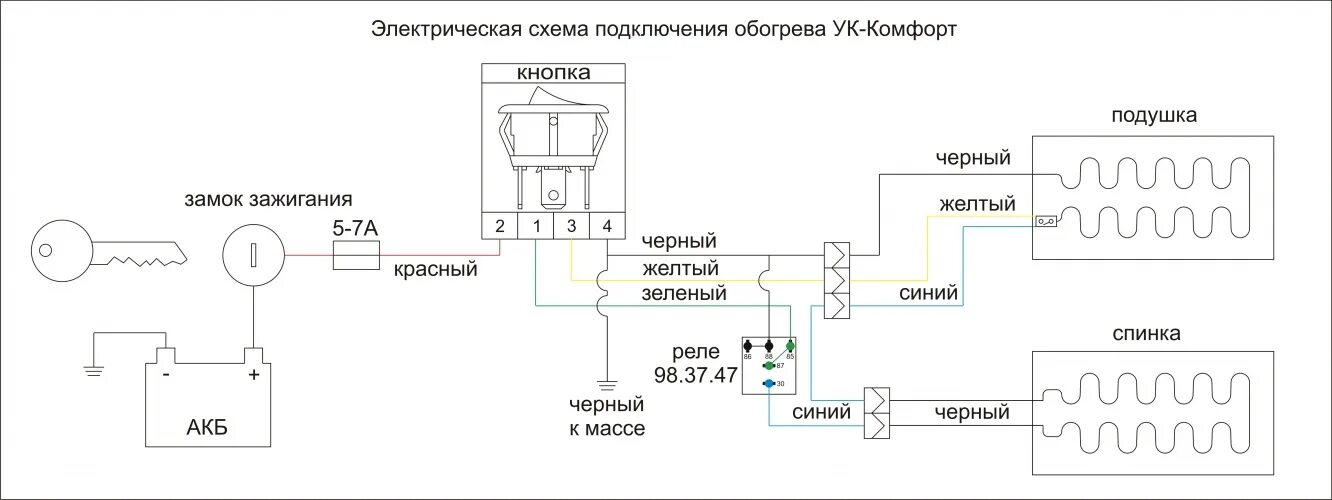 Как подключить реле подогрева сидений Подготовка к подключению (руль + сиденья WTS) ч.4 Skoda Octavia A4 Mk1, 1,8 л,
