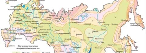 Карта ветровых районов