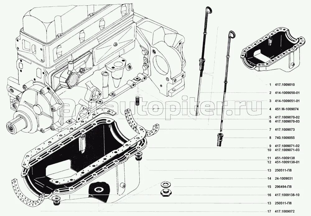 Прокладка поддона УАЗ 451м. Прокладка картера УМЗ 421. Картер масляный УМЗ 4218. Двигатель УМЗ 417 чертеж.