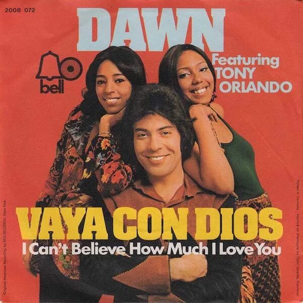 Con dios перевод. Vaya con Dios фото альбомов. 24. Tony Orlando & Dawn - look in my Eyes pretty woman.