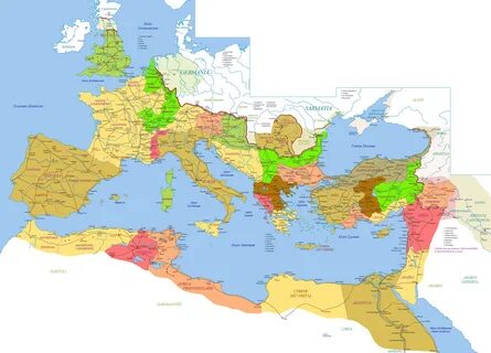 Карта римской империи