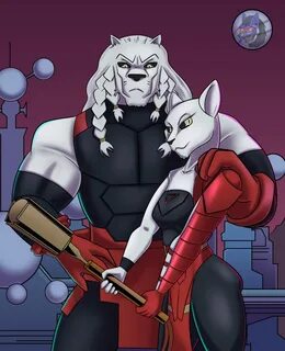 When exactly two characters are depicted. 