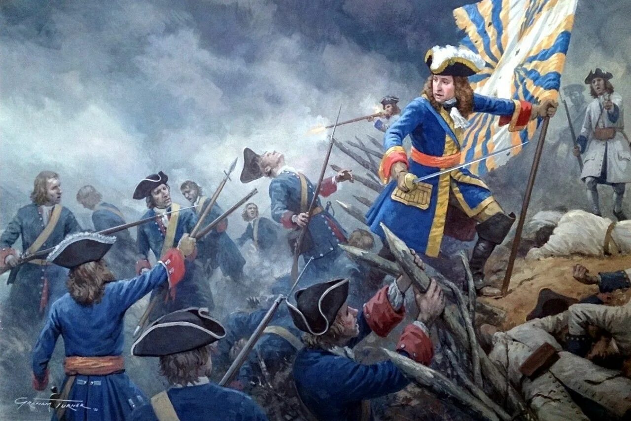 Битва при Мальплаке 1709. Грэм Тернер художник. Century wars