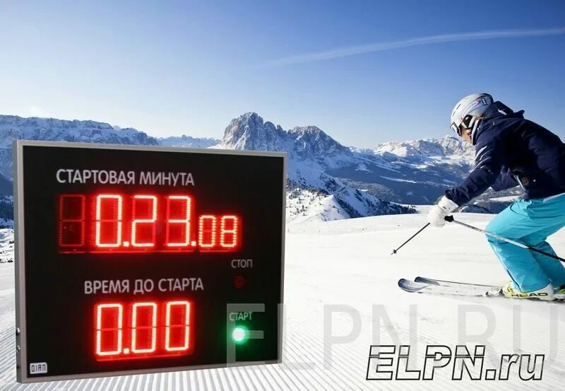 Стартовые часы. Стартовое табло для лыжных гонок. Электронное табло для лыжных гонок. Электронное табло для лыжного спорта.