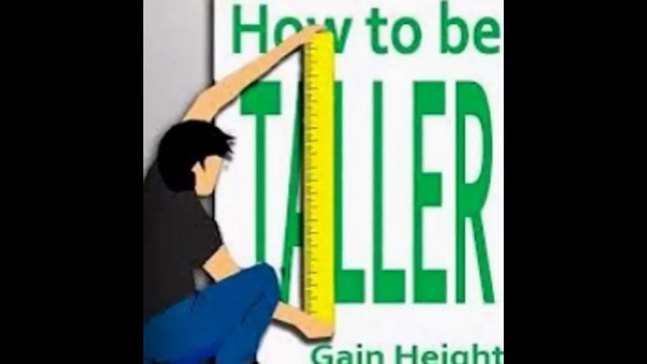 Height increase. How to become Taller. How to get Taller logo. Grow increase.