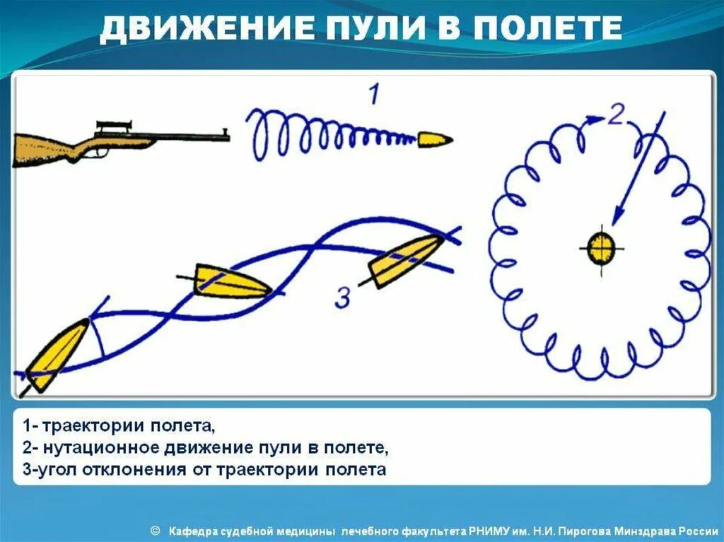 Траектория нарезной пули. Траектория движения пули. Вращение пули в полете. Траектория вращения пули.