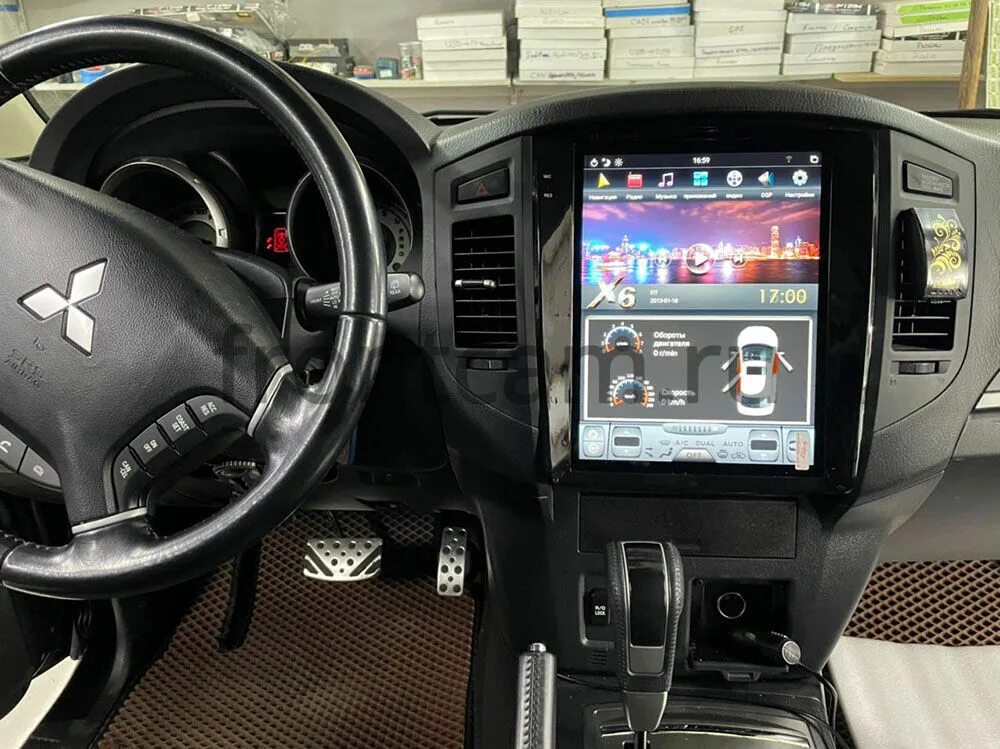 Mitsubishi Pajero 4 - IQNavi с андроидом - Лаборатория Владислава Быстрова на DR