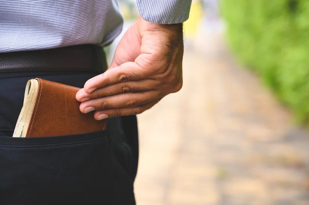 Back and wallet