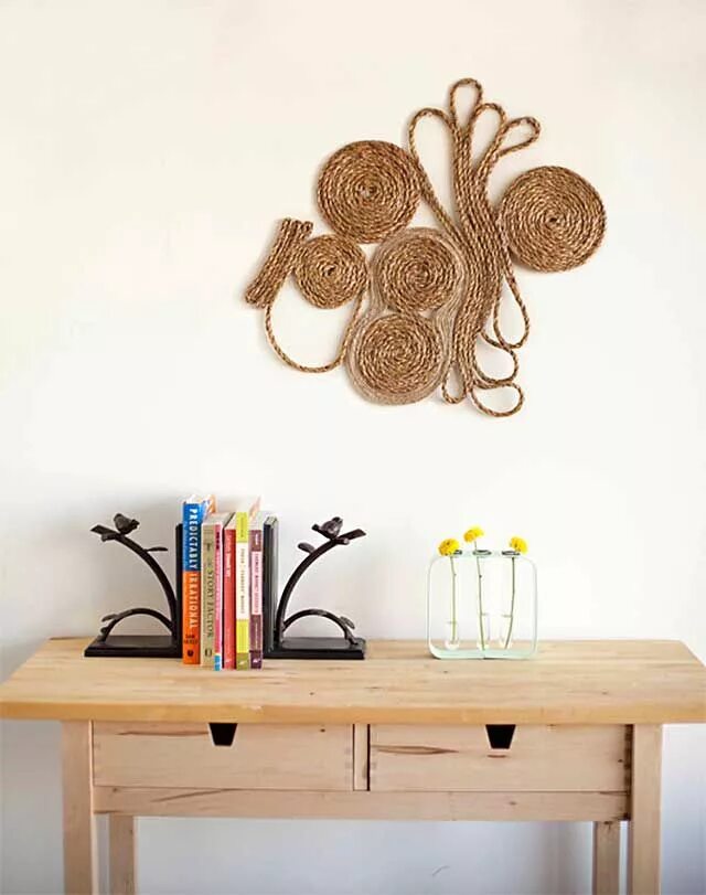 Image of "Falling Leaves" Macrame Wall Hanging Feather diy, Macrame wall hanging