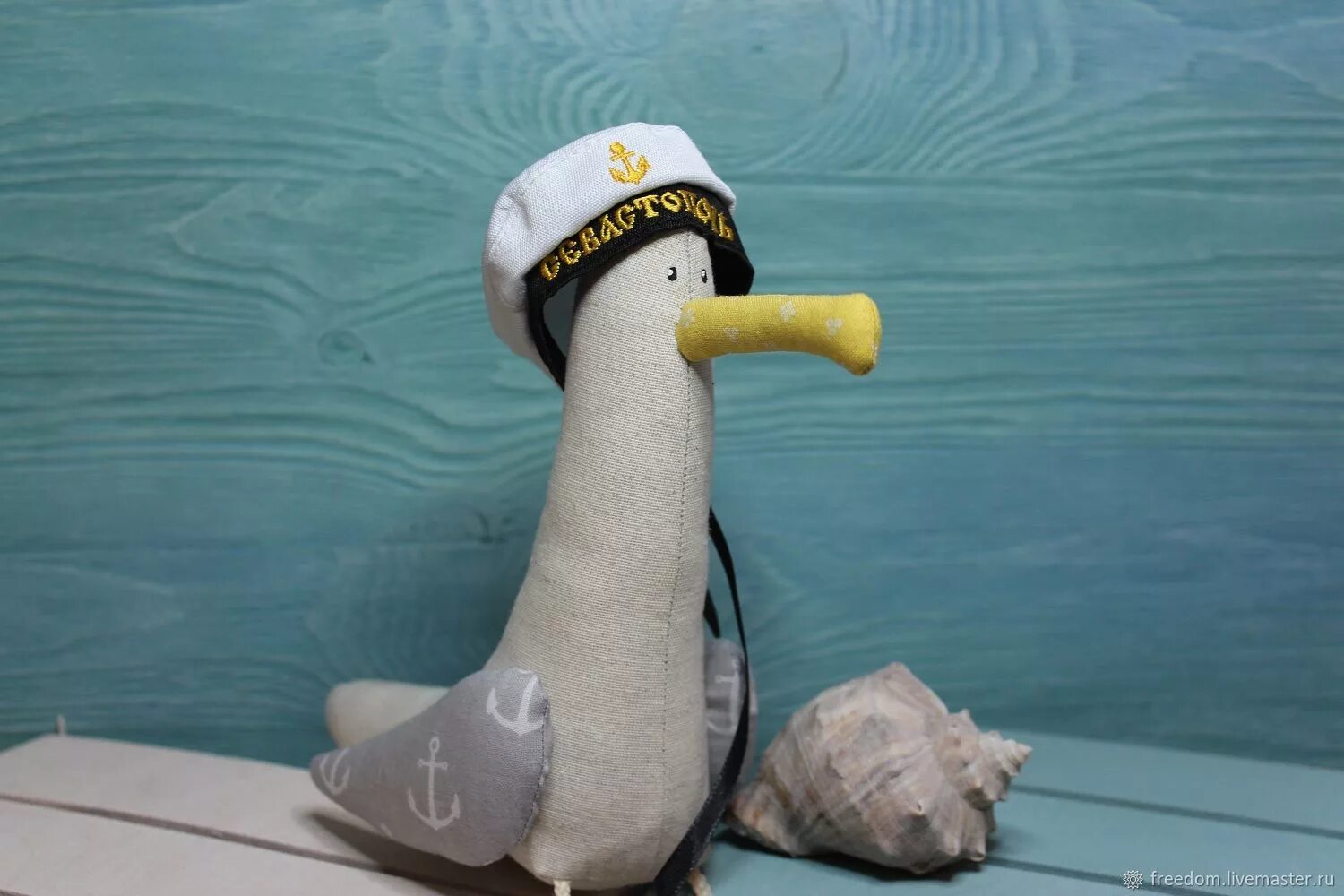 Seagull Peter/ Seagull Soft Toy/Decoration Seagull Handmade stuffed toys, Sewing