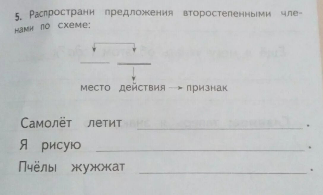 Распространи предложения по схеме. Распространить предложение. Распространи предложение по схеме самолет. Схема предложения со второстепенными. Схему предложения на ты полетишь на завр