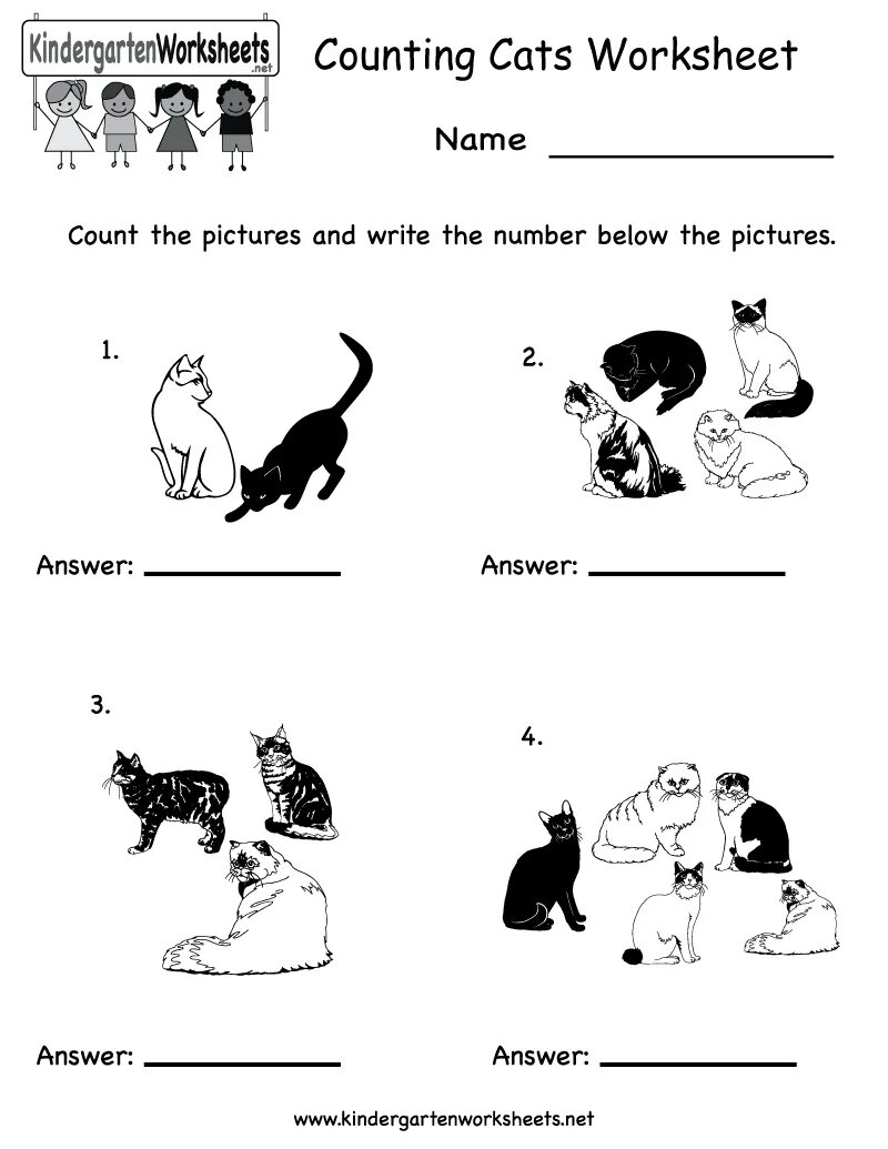 Cat s name is. Cat Worksheet. Worksheets about Cats. Count Cats. Cat Worksheets for Kids.