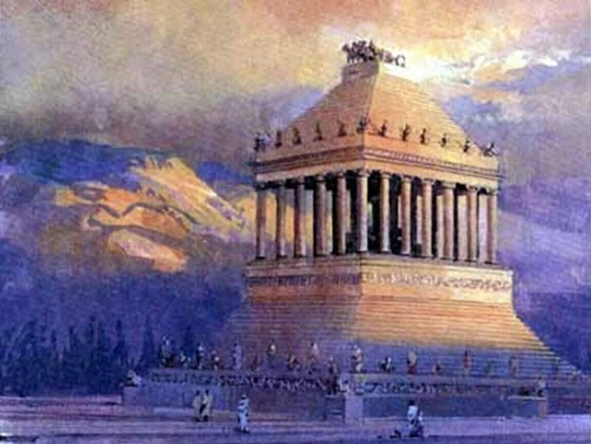 Могила царя мавсола. Гробница царя мавсола. Мавзолей семь чудес света. Мавзолей галикарнас чудо света. Мавзолей семь чудес света.