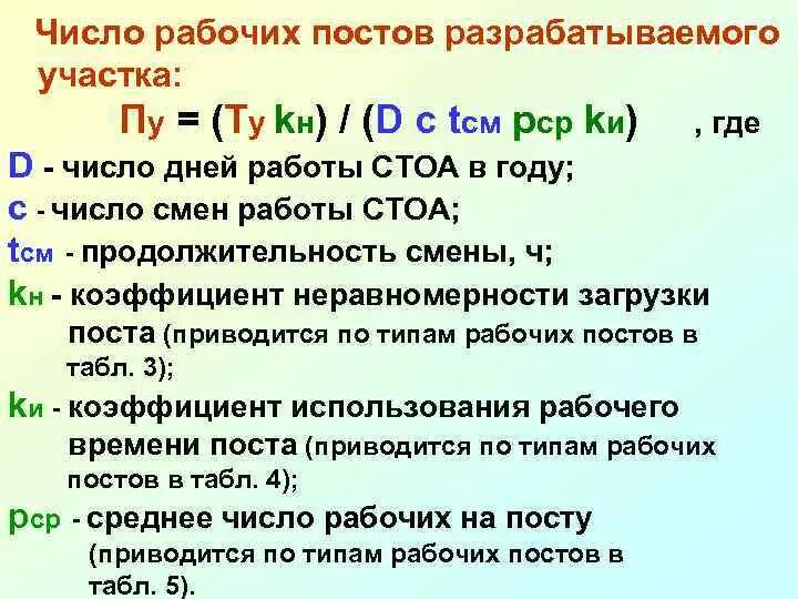 Гос норматив для маляров. Количество рабочих на посту. Расчёт количества рабочих постов. Количество рабочих на посту. Количество рабочих на посту.