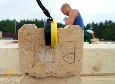 Профилированный брус в кубе