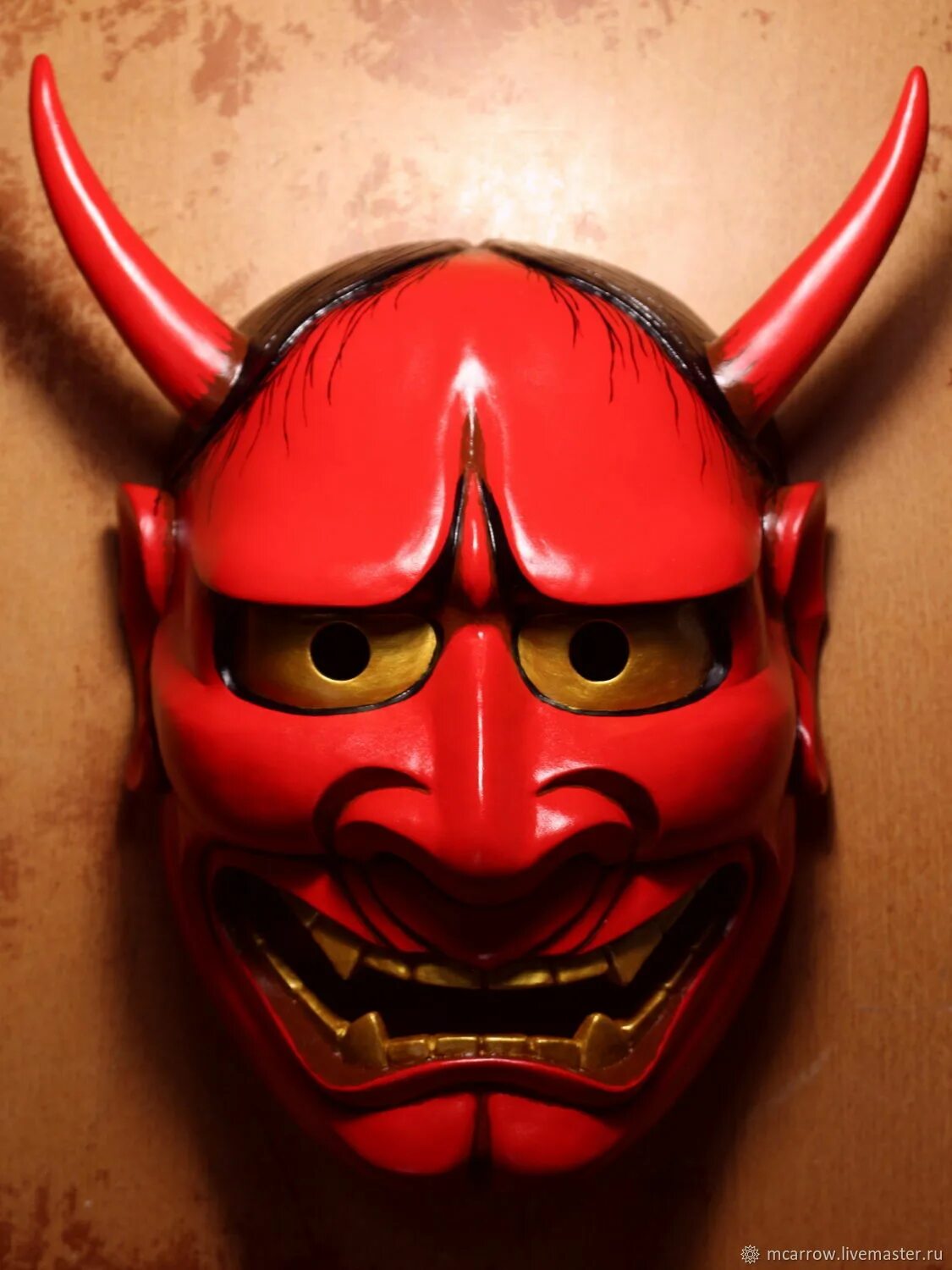 Японская маска купить. Маска Hannya. Японская маска Ханья. Ханья демон. Японский театр но маски Ханья.