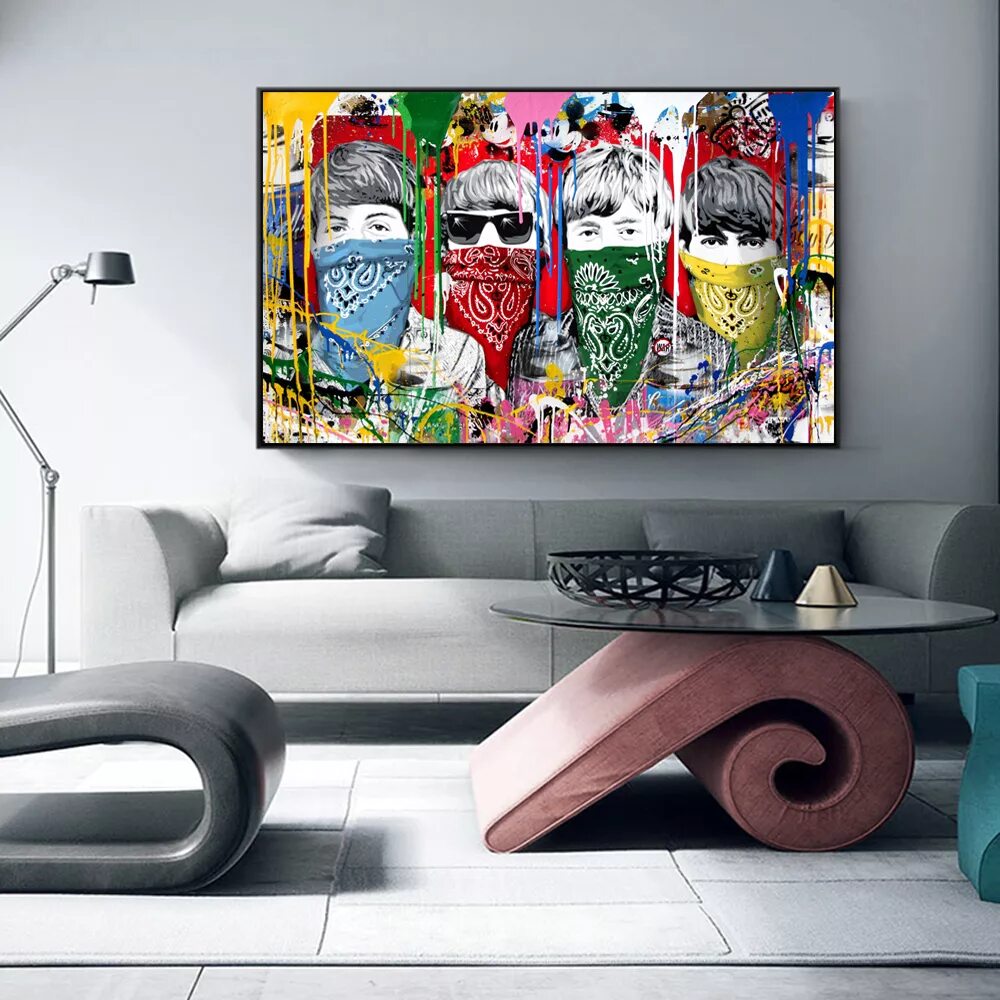 Картины в стиле арт в интерьере Modern Art Home Decor Abstract painting, Square painting, Modern wall decor art