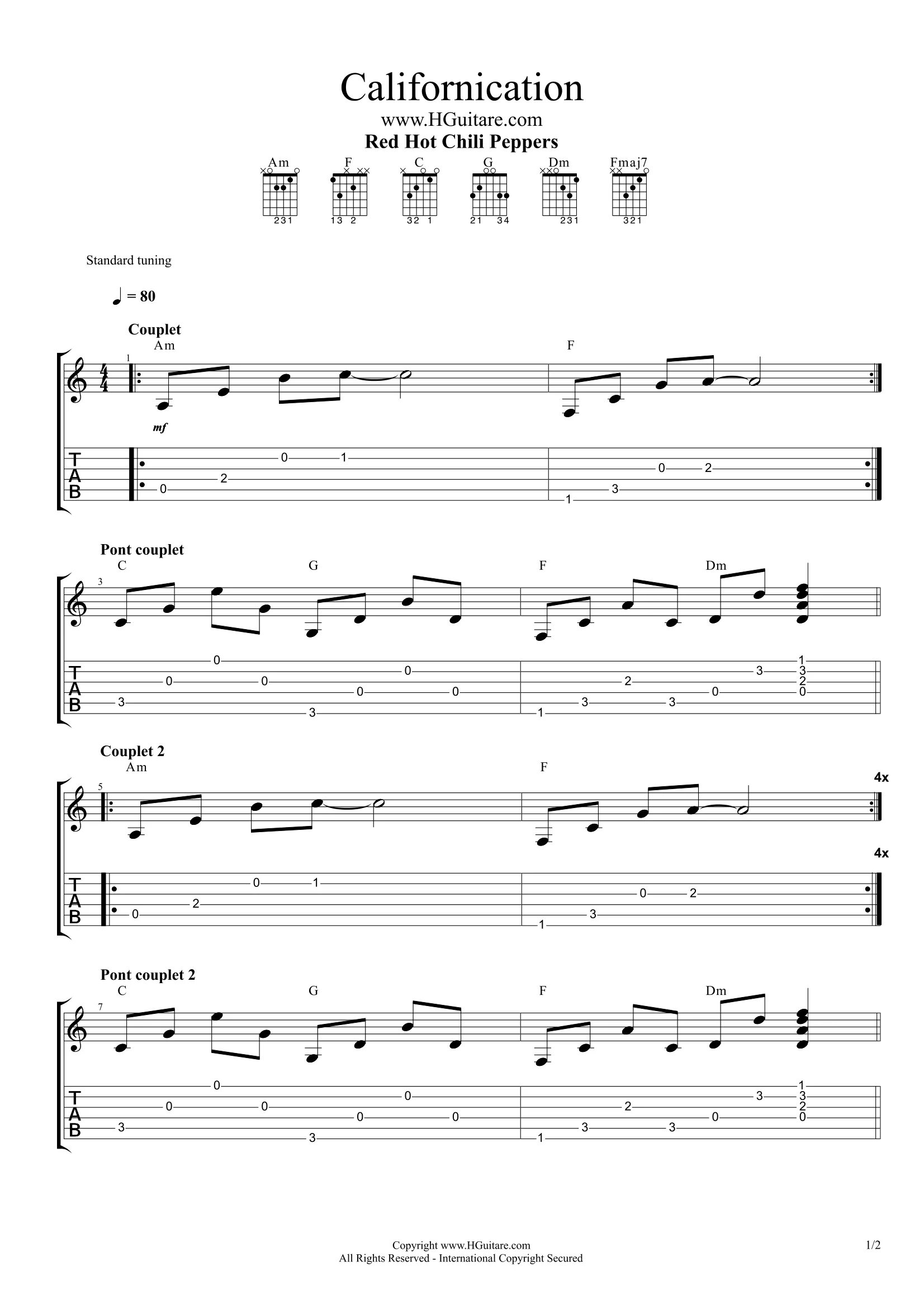 Californication tabs. Калифорникейшн на гитаре. калифорникейшн табы. californication аккорды. californication аккорды для гитары.