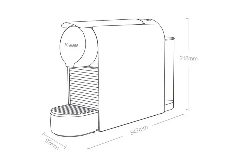 Scishare smart capsule coffee machine. Scishare smart capsule coffee machine