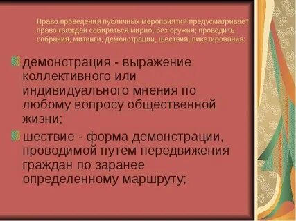 Право проведения