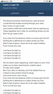 Leave a light on