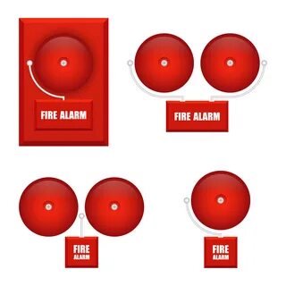 Download Set of round fire alarms for free.